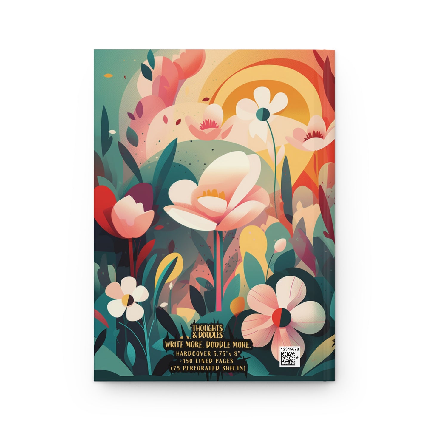 Florals - Hardcover Lined Notebook