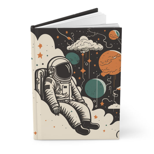 Sitting, Spacing - Hardcover Lined Notebook