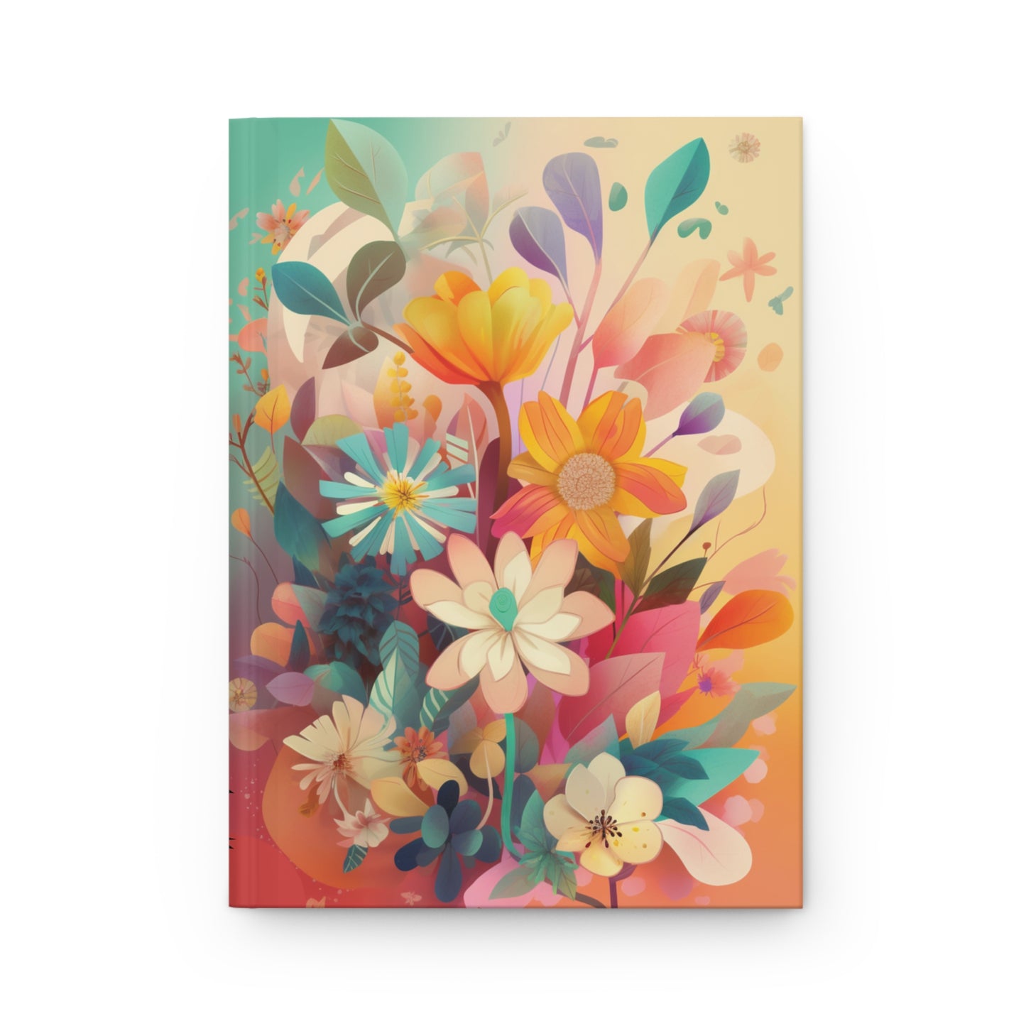 Pastel Sprouts - Hardcover Lined Notebook