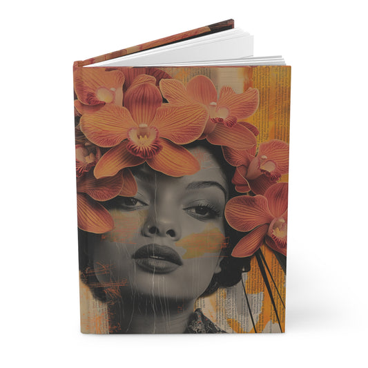 Timeless Orchids - Hardcover Lined Notebook