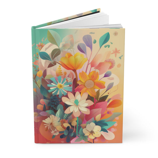 Pastel Sprouts - Hardcover Lined Notebook
