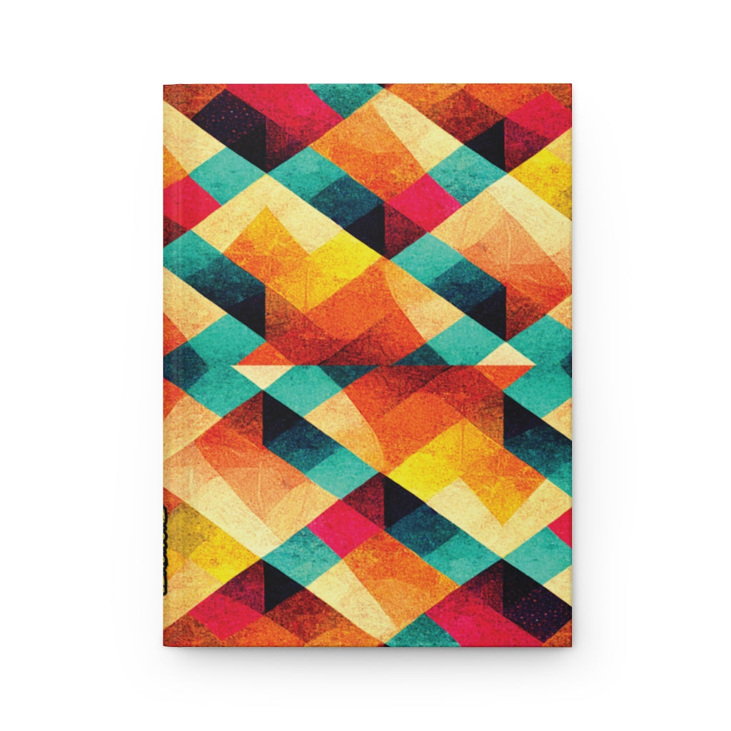 Colorful Geometrics - Hardcover Lined Notebook